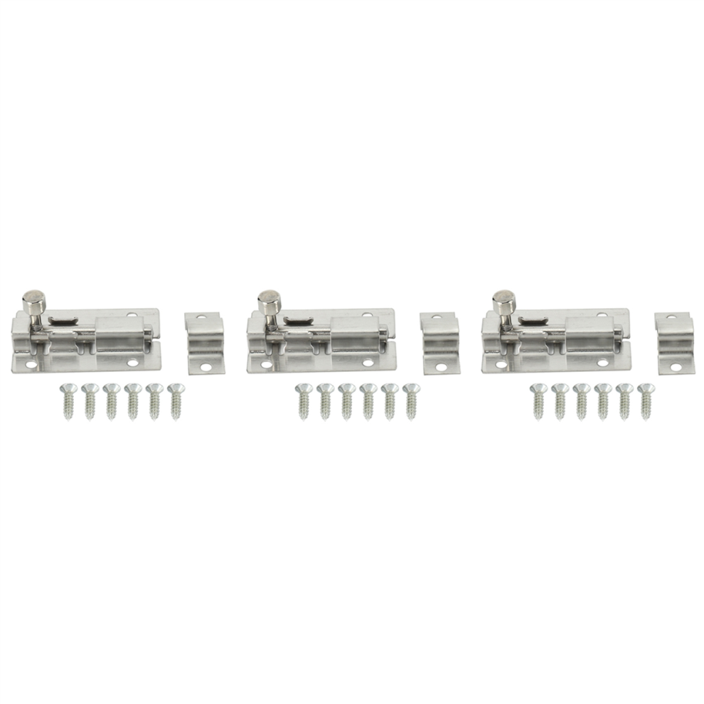 Door Lock Slide Bolt For Bathroom, Toilet Furniture Catch Latch 4712751231843