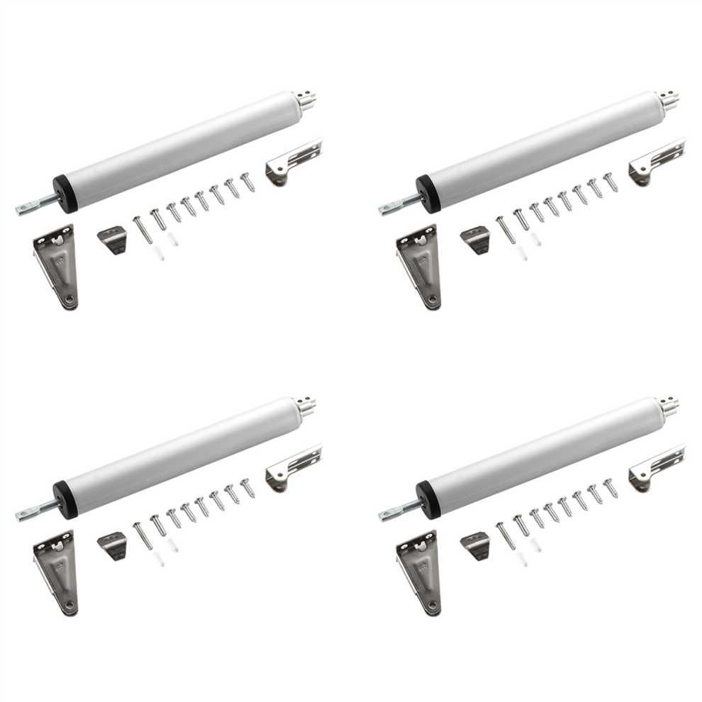 Simple Door Closer Silent Pneumatic Hydraulic Buffer Automatic Silver 4712751232154