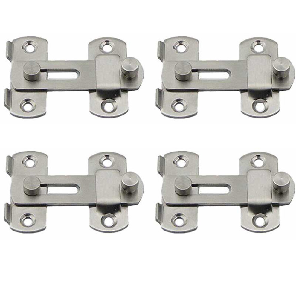4X 20X50x70mm Stainless Steel Gate Door Bolt Latch Lock 4712751236510
