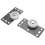 4Sets Sliding Door Rollers Pulleys Smoothly & Mute Nylon Wheels 4