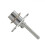 Zinc Alloy Drawer Cupboard Locker Cam Lock with Keys, Silver 4
