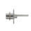 Zinc Alloy Drawer Cupboard Locker Cam Lock with Keys, Silver 3