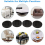 Furniture Castor Cups 8 PCS, Pads for Floor Protectors 7