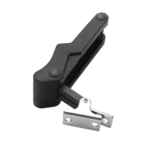 Door Draw Latch Lock Replacement Soft Rubber Black Over-Center C7-10 1