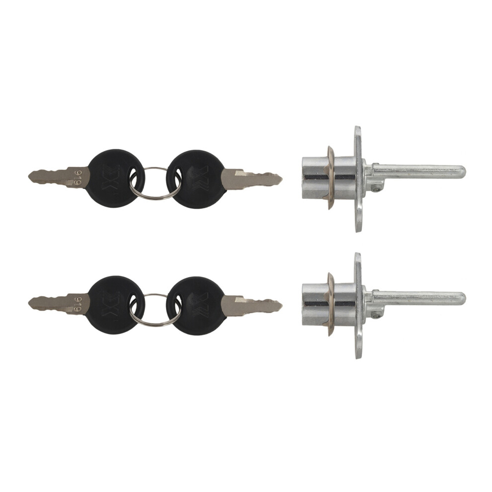 Zinc Alloy Drawer Cupboard Locker Cam Lock With Keys, Silver 4712751209224