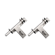 Stainless Steel Heavy-Duty Left and Right Sliding Bolt Door Lock
