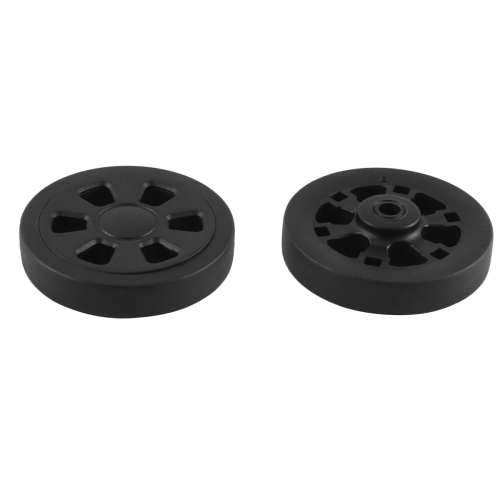 60mm x 12mm Luggage Wheels Replacement Wear PU Wheels Black 2