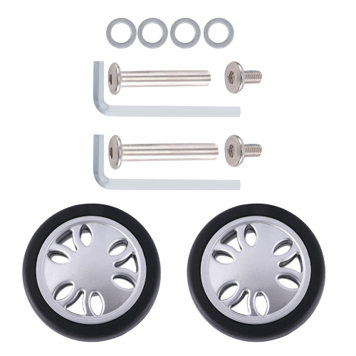 M6 50MmX12Mm Luggage Suitcase Replacement Wheels 2