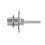 4X Zinc Alloy Drawer Cupboard Locker Cam Lock with Keys, Silver 2