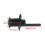 Zinc Alloy Drawer Cupboard Locker Cam Lock with Keys, Black 6