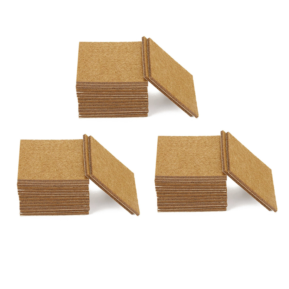 20Pcs Furniture Felt Sheets Self Adhesive Floor Protectors 7Cmx7cm 4712751210732