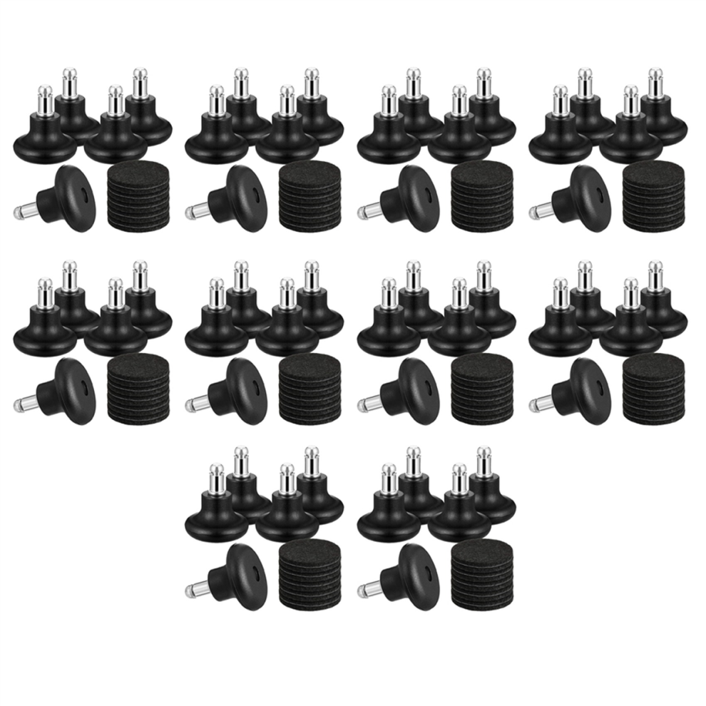5 Pack Bell Glides For Office Chair Without Wheels,Stationary Castors 4712751209675