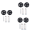 50Mm X15Mm Luggage Wheels Replacement 2