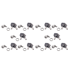 Cabinet Door Quarter Turn Security Tubular Cam Lock w Keys