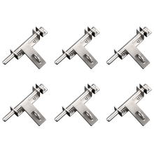 Stainless Steel Heavy-Duty Left and Right Sliding Bolt Door Lock