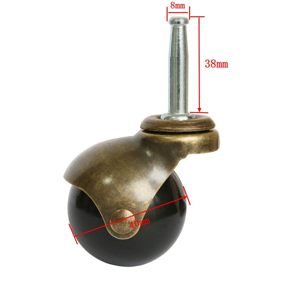 1.5Inch Ball Casters Wheels For Furniture Casters Set Of 4 4712751209316