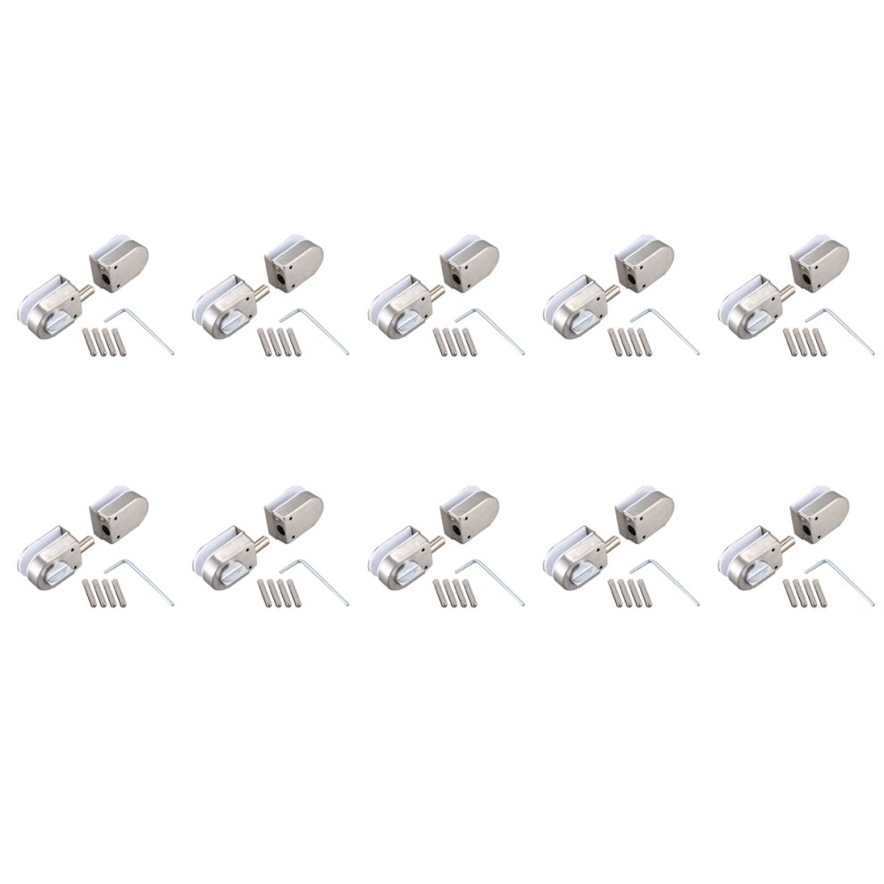 Stainless Steel,Glass Door Latches Lock/Bolt,For Double Glass Door-image-OPC-PJ92W9D-NEW