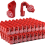 Peg Hook Lock Stop Lock 100 Pcs Plastic Red Stop Lock Anti-Theft Lock 2