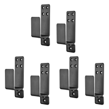 Door Brackets,2 Pack Drop Open Bar Holder for Home Security