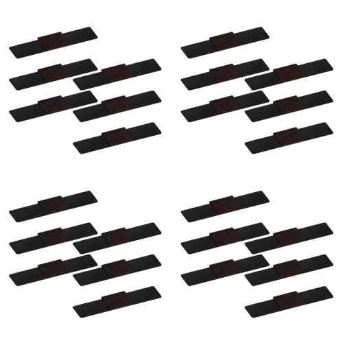 Non-Slip Hook and Loop Fasteners Chair Feet Wrap Pads 2