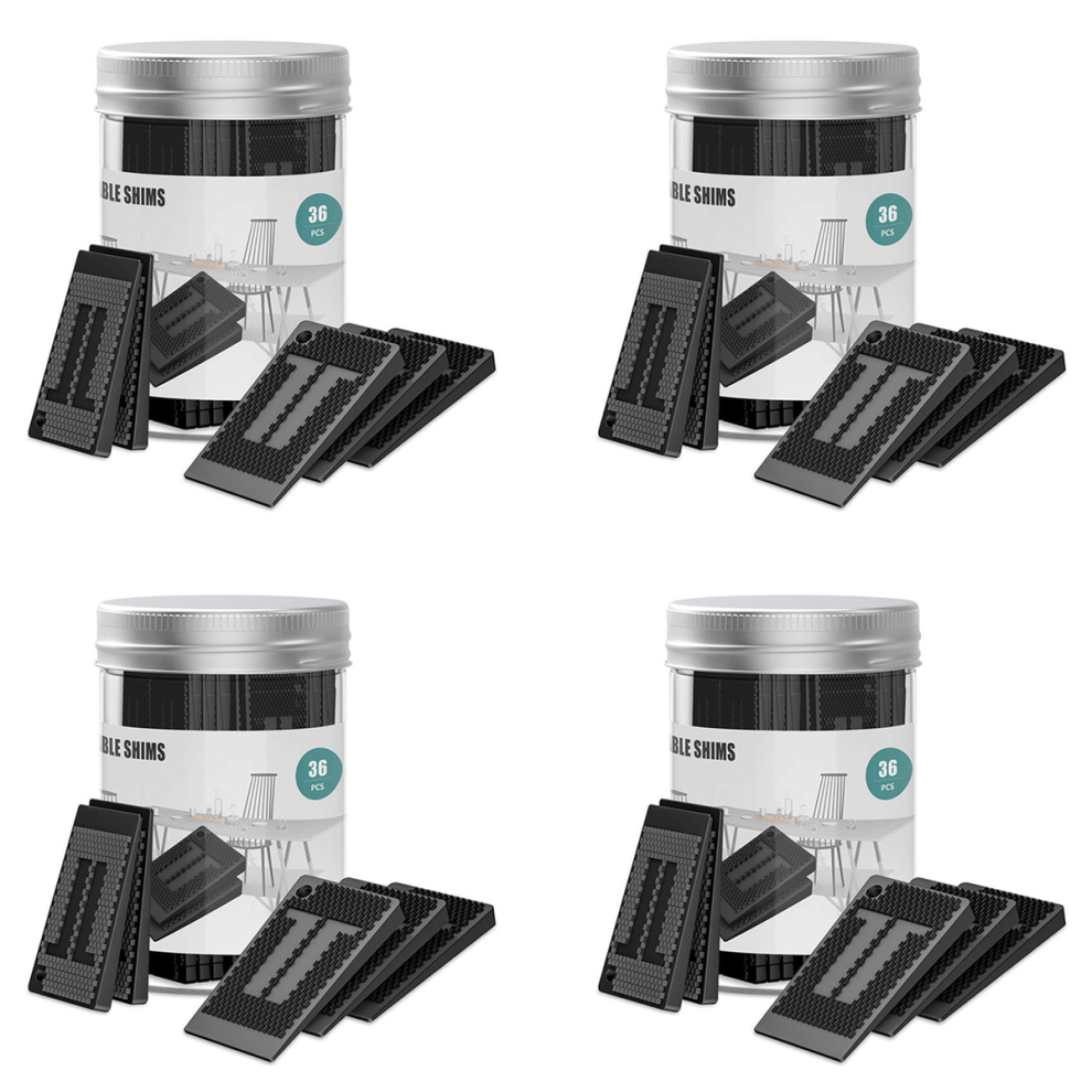Plastic Shims For Leveling - 36 Piece Jar, Strong And 4712751211326