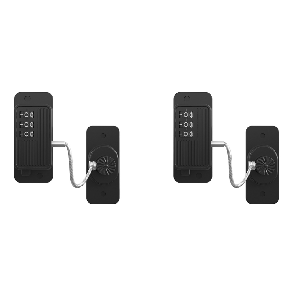 Fridge Lock, Refrigerator Lock, Keyless One-Click Access, Black 4712751237708