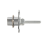 Zinc Alloy Drawer Cupboard Locker Cam Lock with Keys, Silver 6