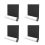 Self-Adhesive Felt Gliders,40 x 150 cm,Self-Adhesive Felt Pads,Black 1