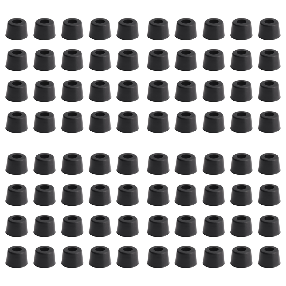 Rubber Anti Vibration Isolator Absorber Base Foot Pad 20Pcs Black 4712751212446
