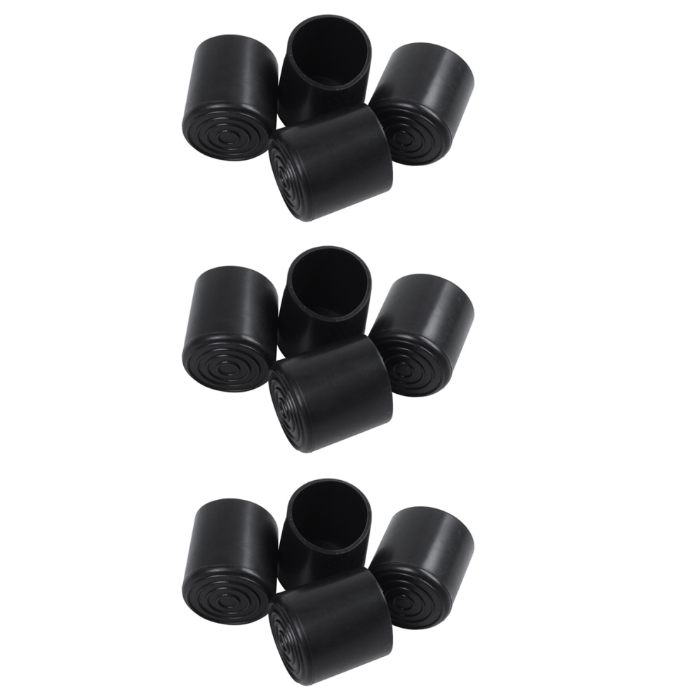 Rubber Furniture Feet Stool Chair Leg Tip Pad 4Pcs Black 4712751212491