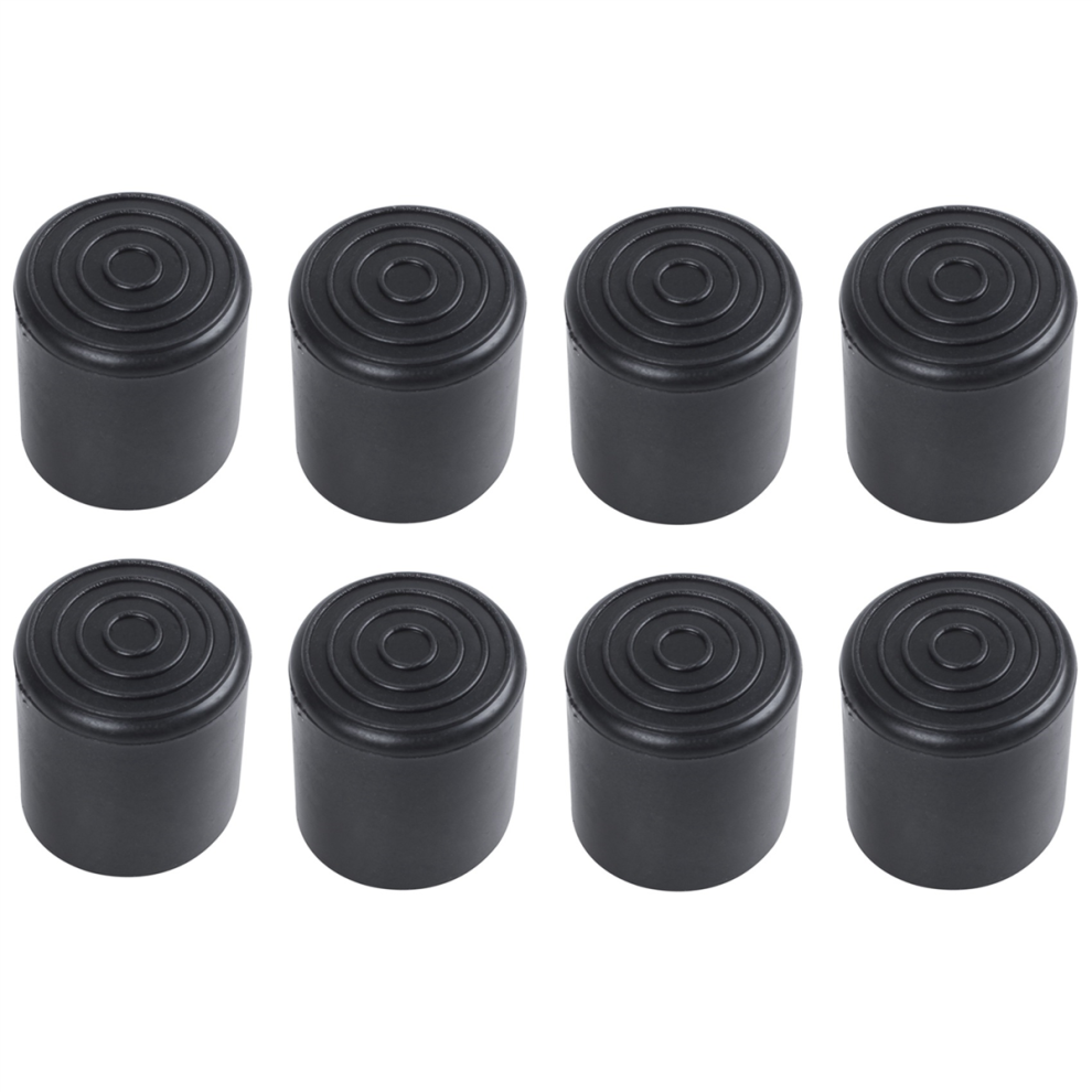 Rubber Furniture Feet Stool Chair Leg Tip Pad 4Pcs Black 4712751212484