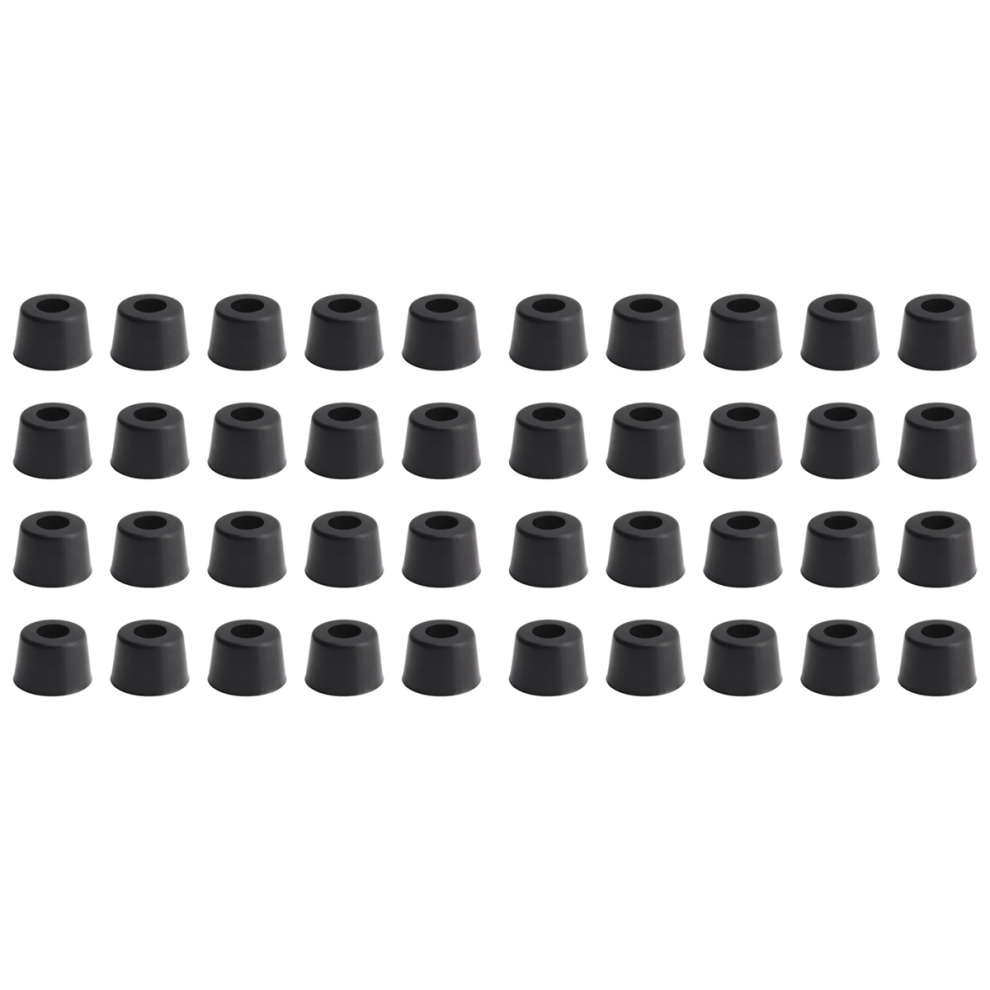 Rubber Anti Vibration Isolator Absorber Base Foot Pad 40Pcs Black 4712751212460