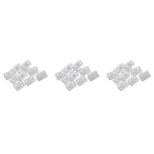 Furniture Cabinet Fastener Corner Braces Angle Brackets White 10pcs
