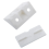 Furniture Cabinet Fastener Corner Braces Angle Brackets White 10pcs 3