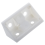 Furniture Cabinet Fastener Corner Braces Angle Brackets White 10pcs 5