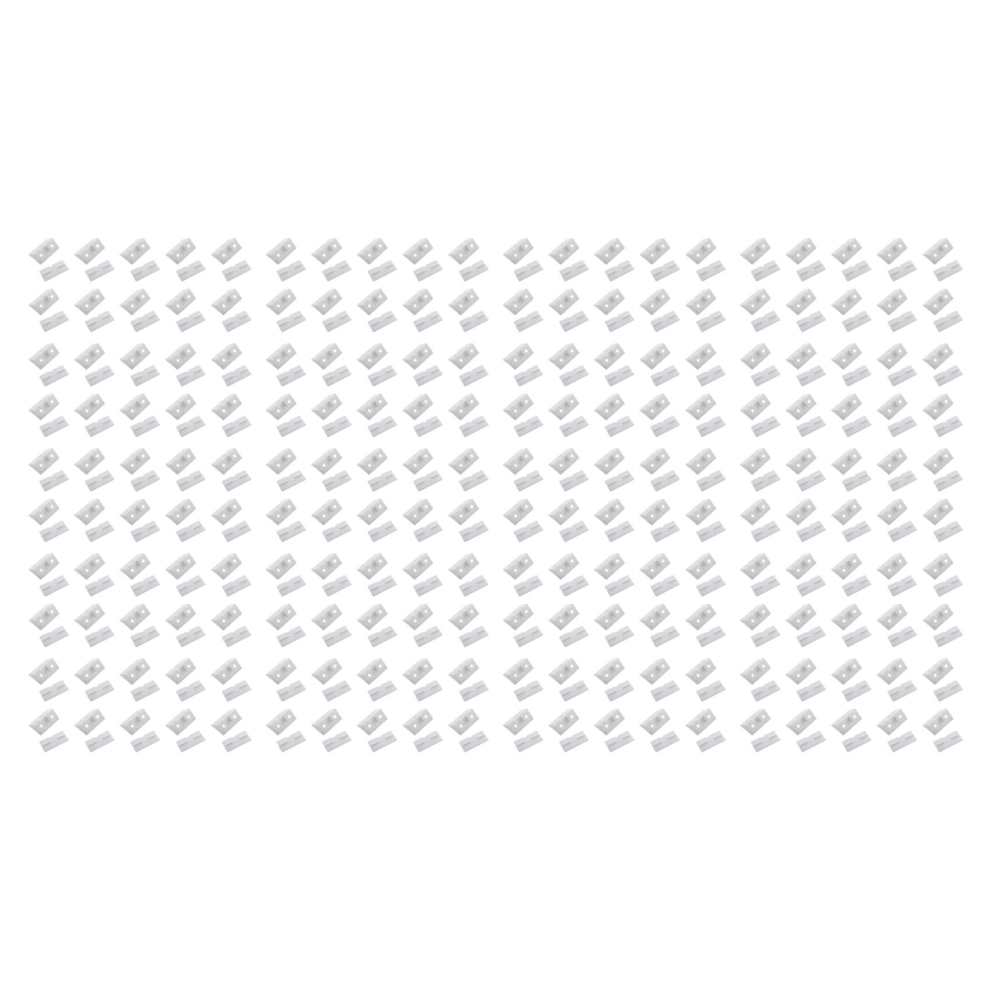 Furniture Cabinet Fastener Corner Braces Angle Brackets White 10Pcs 4712751213641