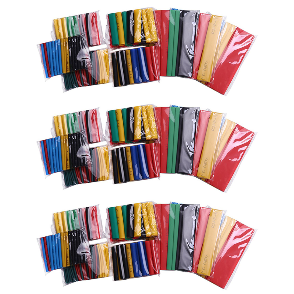 164Pcs Pe Shrinking Assorted Cable Tubing Set Tool Accessories 4712751214044