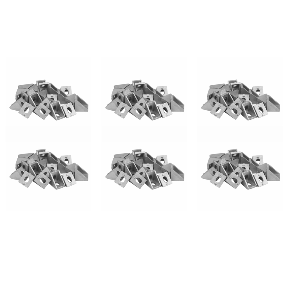 20Pcs 2020 Corner Fitting Angle Aluminum 20 X 20 L Connector Bracket 4712751212903