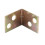 Metal Shelf Support 90 Degree 12pcs Brass Tone 5