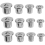 Drill Dowel Pin Set,Alignment Tool 6/8/10/12 mm for Accurate Drilling 3