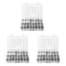 280Pcs Stainless Steel Slotted Spring ,Split Spring with Box
