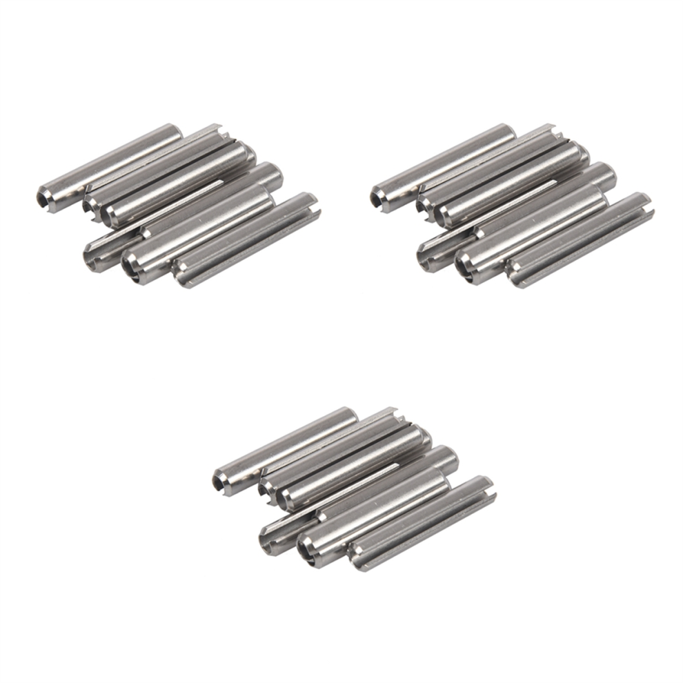 10Pcs M5x30mm 304 Stainless Steel Split Spring Roll Dowel Pins 4712751215508