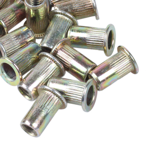 20pcs Flat Head Metric Steel M5 Blind Insert Rivet Nut 1