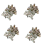 20pcs Flat Head Metric Steel M5 Blind Insert Rivet Nut 1