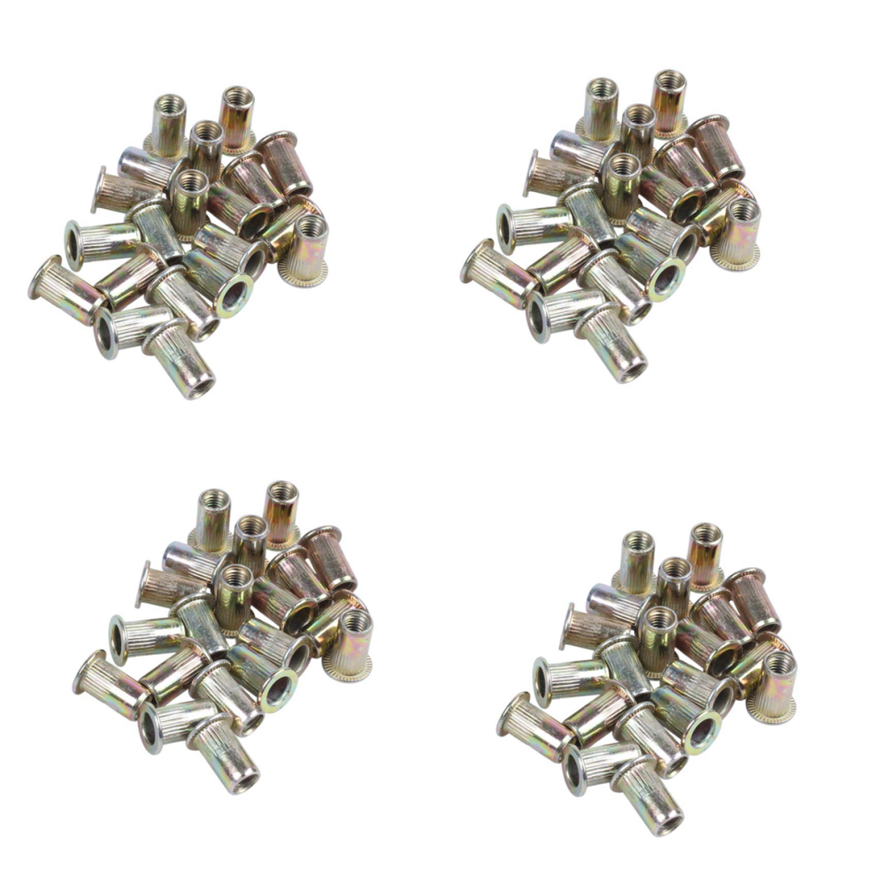 20Pcs Flat Head Metric Steel M5 Blind Insert Rivet Nut 4712751216260