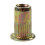 50 PCS cabeza Rivet Nut de Instrumentos Muebles Decoracion () 3
