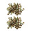 50 PCS cabeza Rivet Nut de Instrumentos Muebles Decoracion () 1