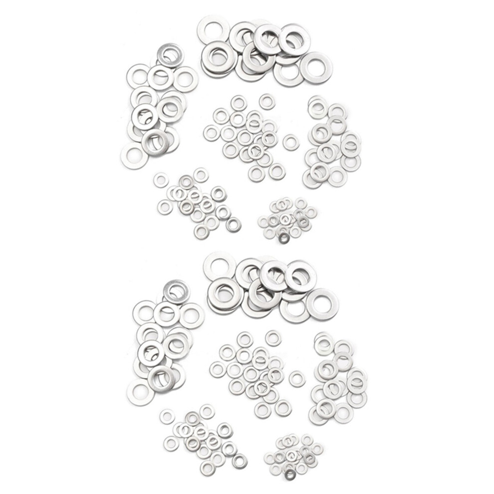 105pcs 304 Flat Stainless Steel Washers M3 M5 M6 M8 M10-image-OPC-PJ92XCS-NEW