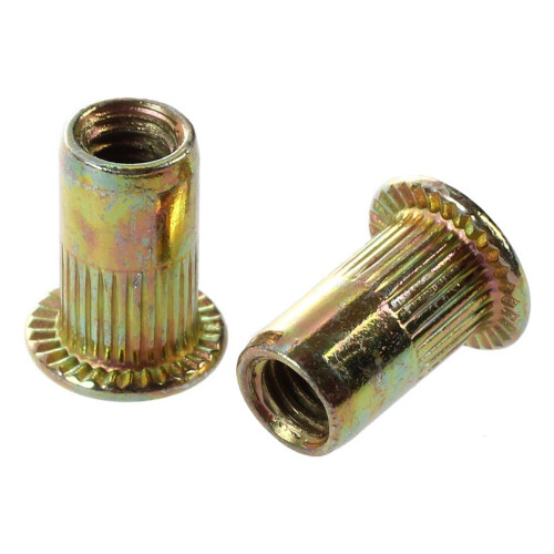 50 PCS cabeza Rivet Nut de Instrumentos Muebles Decoracion () 1