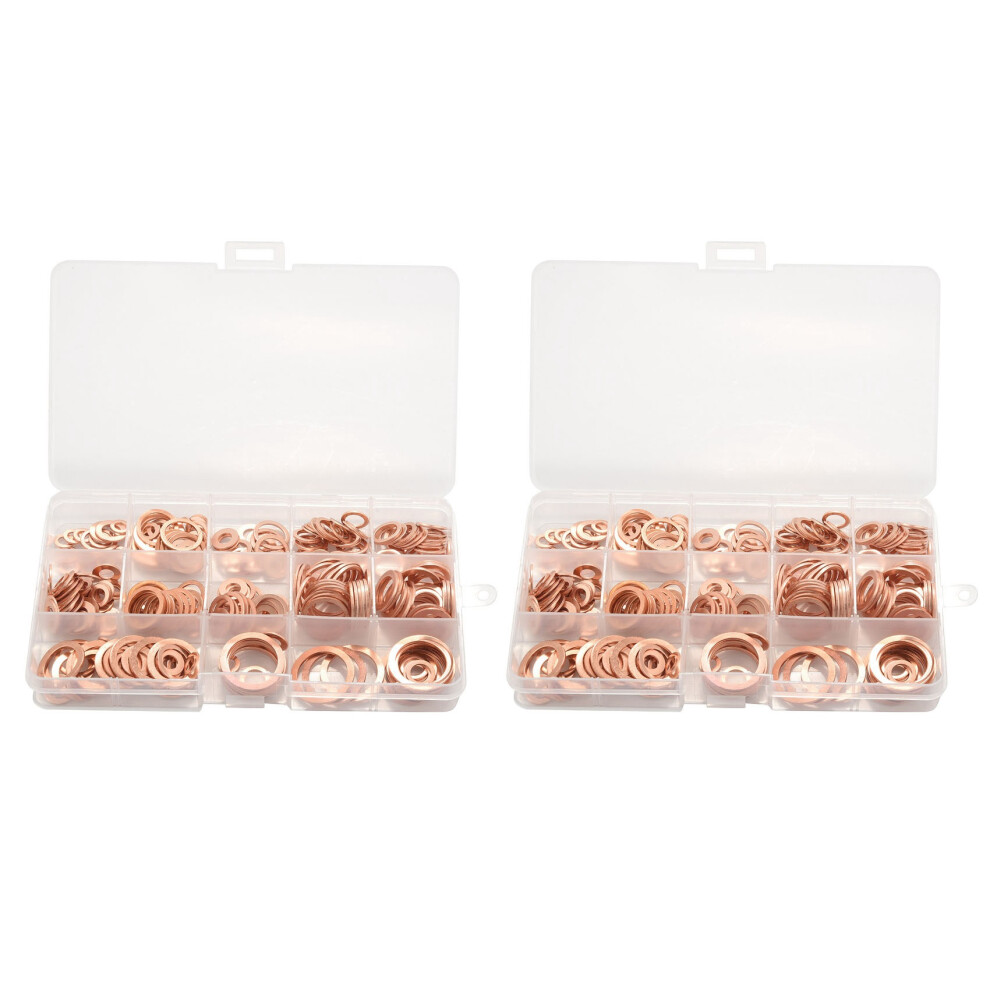 280pcs Professional Assorted Copper Washer Gasket Set-image-OPC-PJ92XFK-NEW